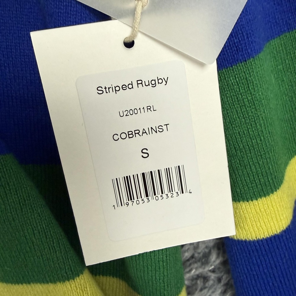 Guest In Residence Sweater Mens Small Striped Rugby 100% Cashmere Knit Pullover - Picture 10 of 15